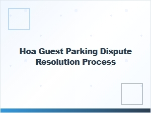 Resolving Hoa Guest Parking Disputes and Avoiding Penalties